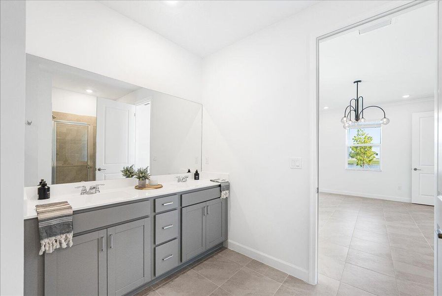 Furnished interior view inside a new home in Seagrove: The Indies, Fort Pierce (Image 14).