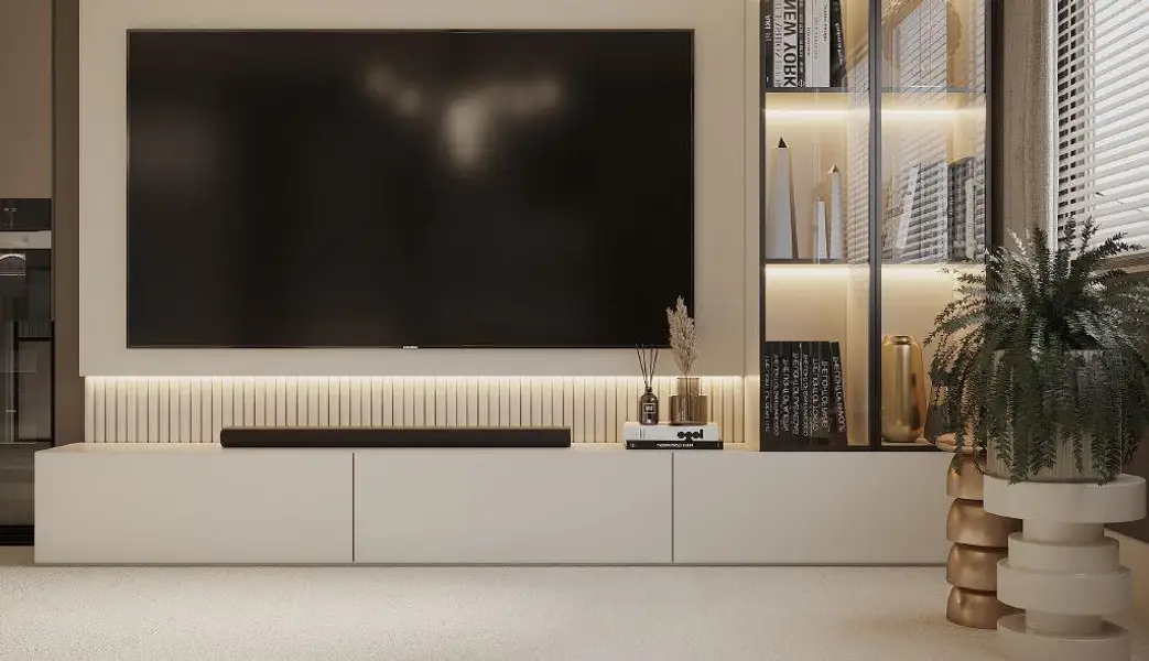 Furnished interior view inside a new home in , Jonestown (Image 23).