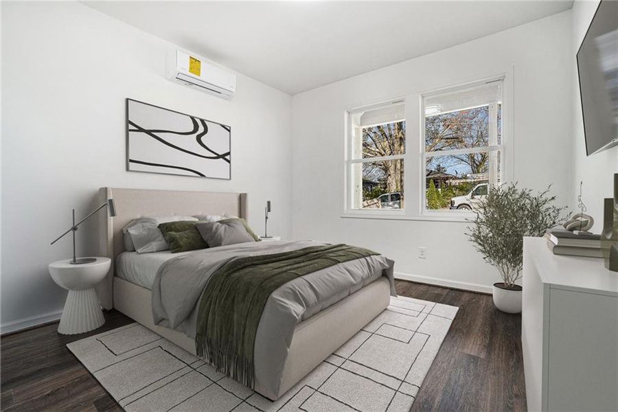 Furnished interior view inside a new home in , Atlanta (Image 13).