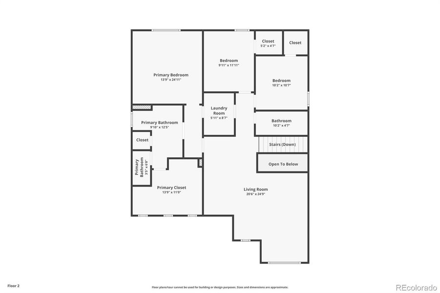 2D floor plan layout of this home in , Fountain, CO (Image 4).