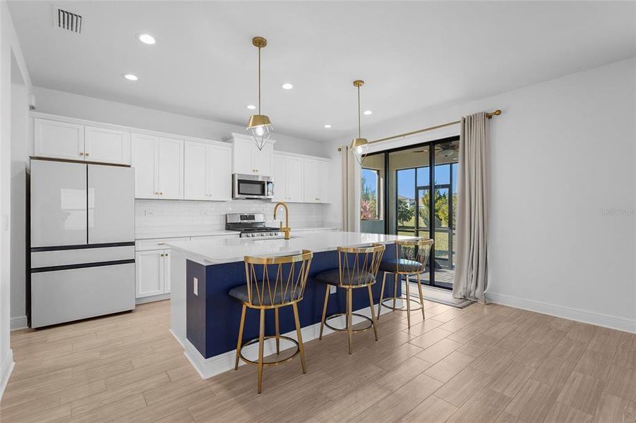Furnished interior view inside a new home in , Sarasota (Image 10).