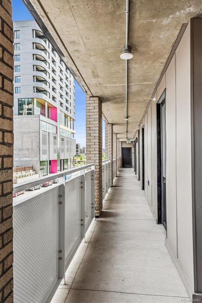 Exterior Corridor Entrance to Each Unit