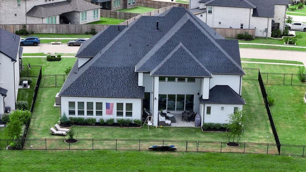 Front exterior of a new home in , Friendswood, TX, highlighting curb appeal (Image 1).