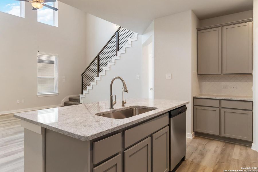 Furnished interior view inside a new home in Timber Creek, San Antonio (Image 8).