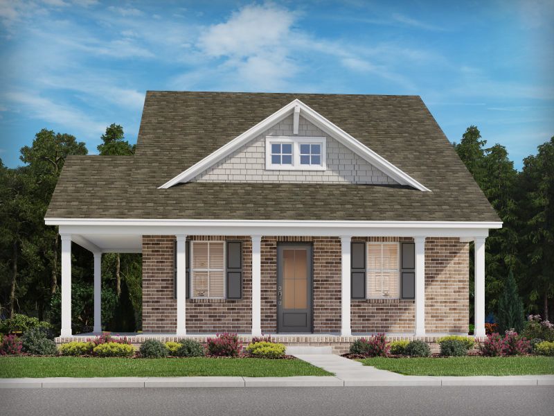 Representative exterior photo of a completed home built from the Mackenzie by Meritage Homes in Poplar Farms, Franklin, TN (Image 7).