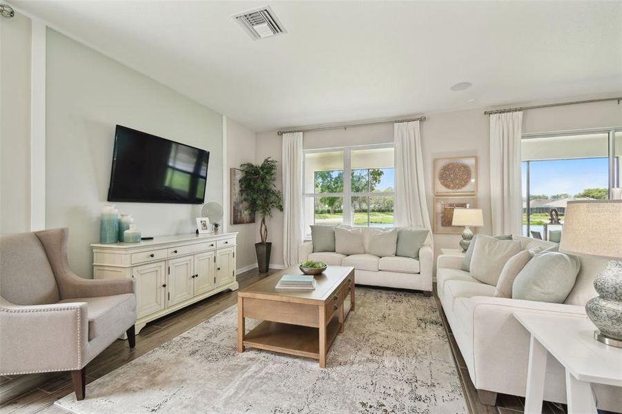 Furnished interior view inside a new home in Cascades at Southern Hills, Brooksville (Image 3).