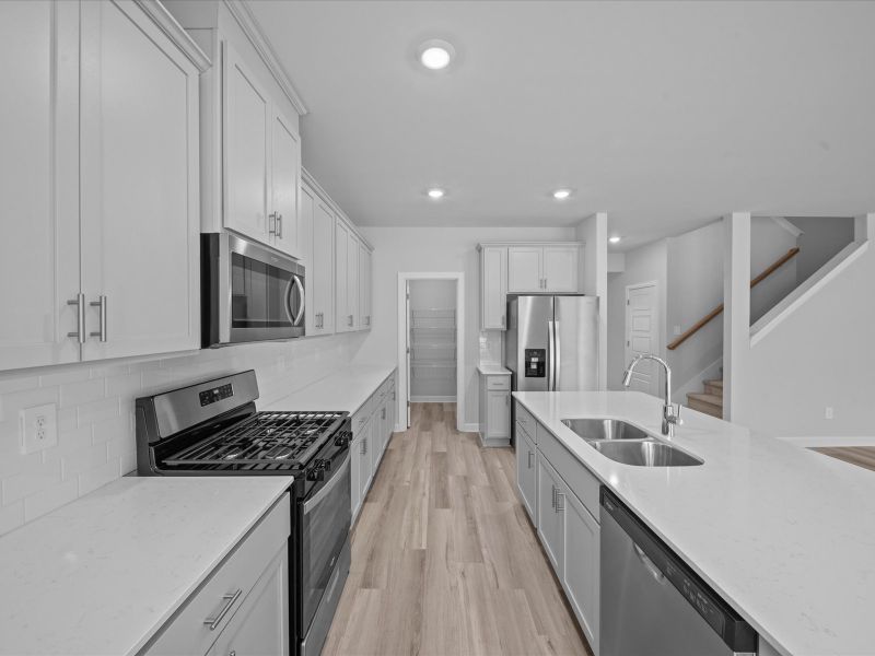 Furnished interior view inside a new home in Shiloh Valley, Piedmont (Image 6).