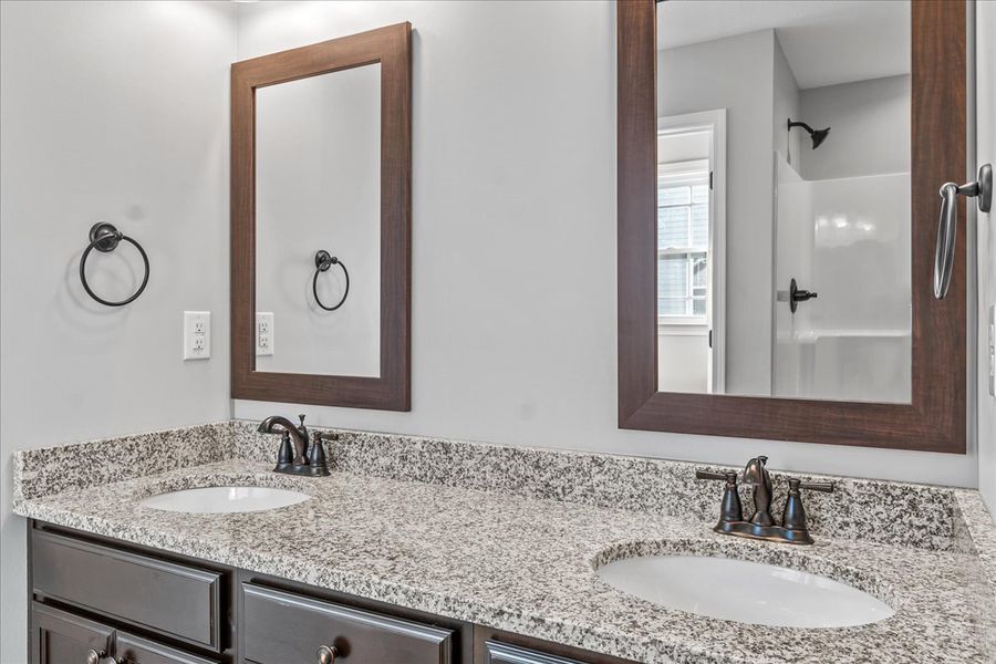 Representative furnished interior of a home built from the Whitney by Enchanted Homes in Lonesome Dove, San Antonio (Image 6).
