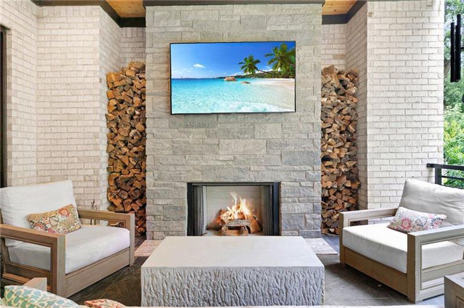 Furnished interior view inside a new home in , Atlanta (Image 12).