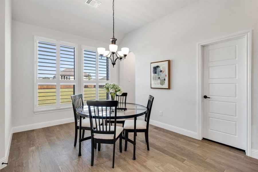 Furnished interior view inside a new home in Lovers Landing, Forney (Image 14).