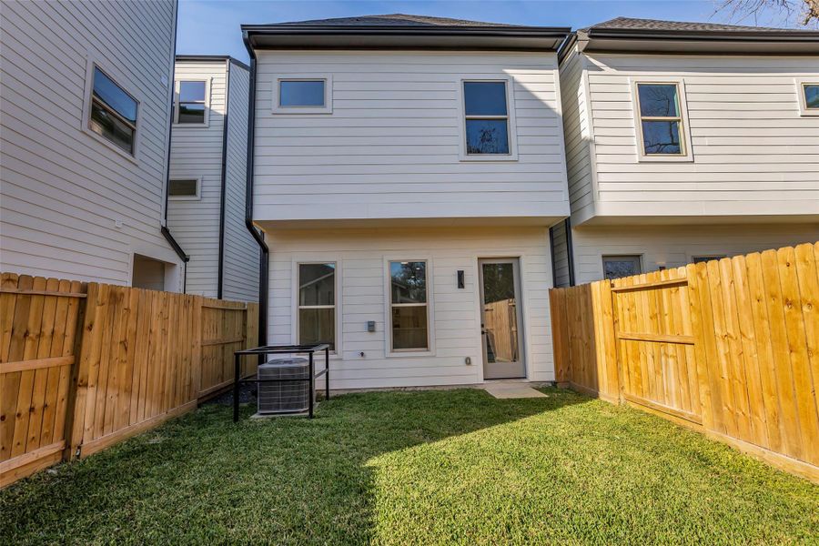 Exterior details and patio area of a home in , Houston (Image 4). Exterior details and patio area of a home in , Houston (Image 4).