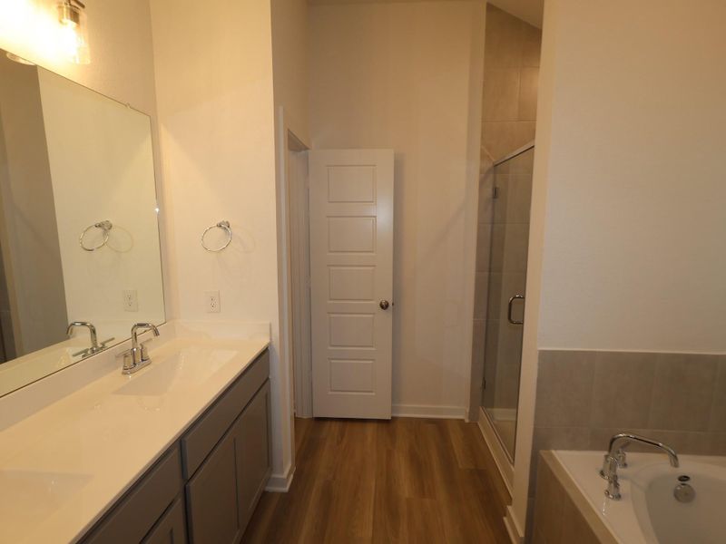 Furnished interior view inside a new home in Summerview, Fulshear (Image 1).