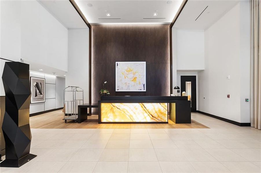 Furnished interior view inside a new home in The Dillon Buckhead, Atlanta (Image 12).