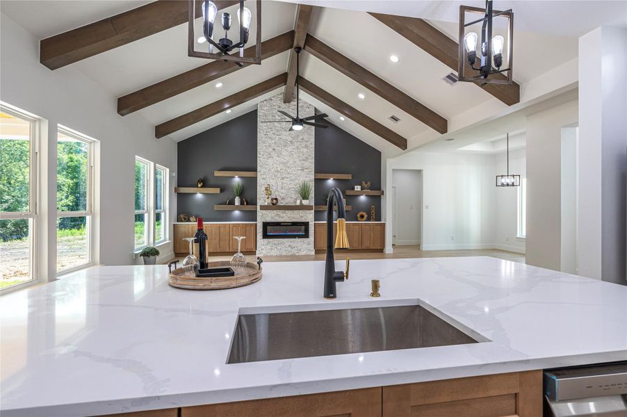 Furnished interior view inside a new home in , Dayton (Image 11).