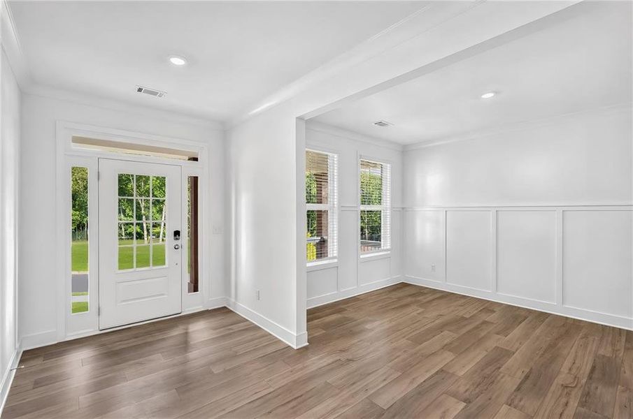 Spacious, unfurnished interior of a new home in Estates at Yellow Creek, Cumming (Image 21). Spacious, unfurnished interior of a new home in Estates at Yellow Creek, Cumming (Image 21).