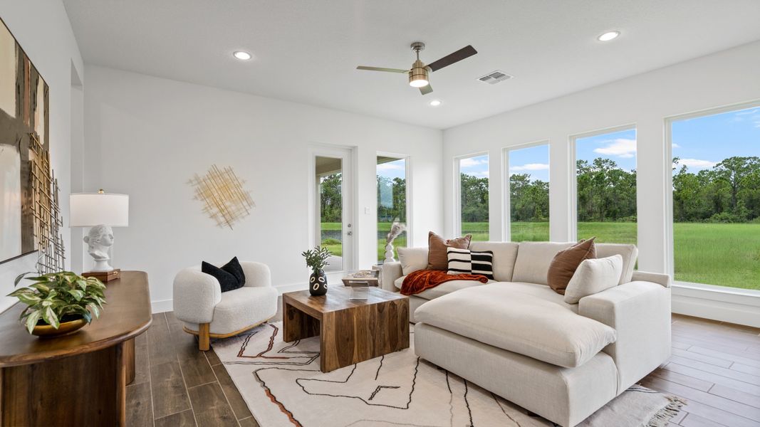 Representative furnished interior of a home built from the 2262F by Perry Homes in Star Farms at Lakewood Ranch, Bradenton (Image 8).