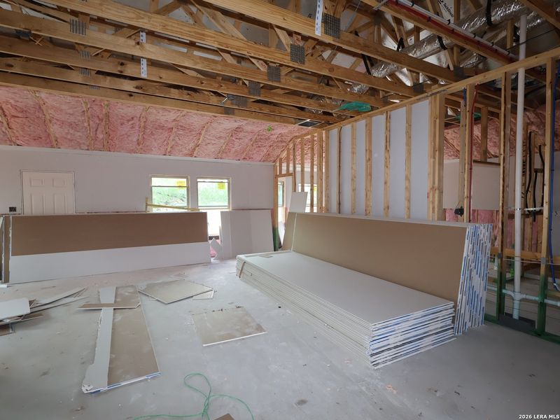 In-progress construction of a new home in Jordan's Ranch, San Antonio, TX (Image 24). In-progress construction of a new home in Jordan's Ranch, San Antonio, TX (Image 24).