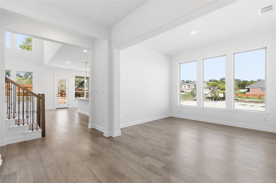 Spacious, unfurnished interior of a new home in Retreat at San Gabriel, Georgetown (Image 26).