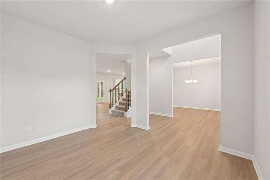 Spacious, unfurnished interior of a new home in Stephen's Landing, Loganville (Image 43).
