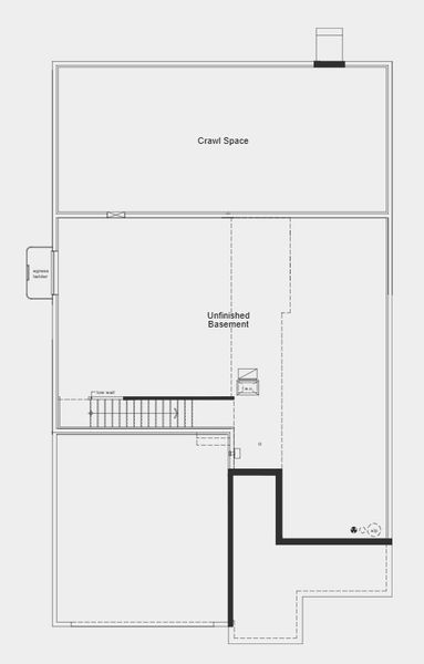 2D floor plan layout for the Plan 1818 by KB Home in The Nest Reserve at Canyon Creek, Erie, CO (Image 9).