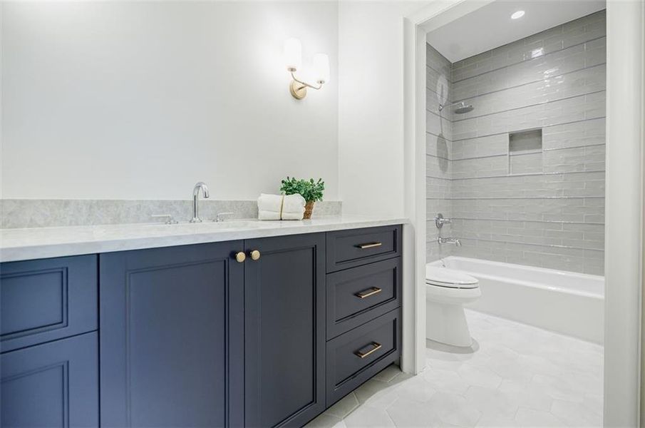 Furnished interior view inside a new home in , Canton (Image 9).