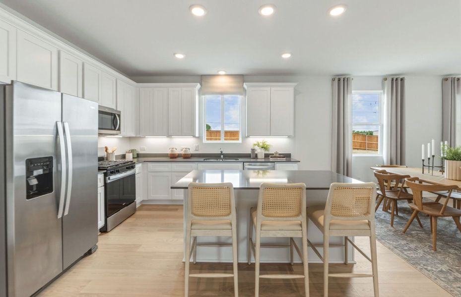 Representative furnished interior of a home built from the Hewitt by Centex in Vantage, San Marcos (Image 40).
