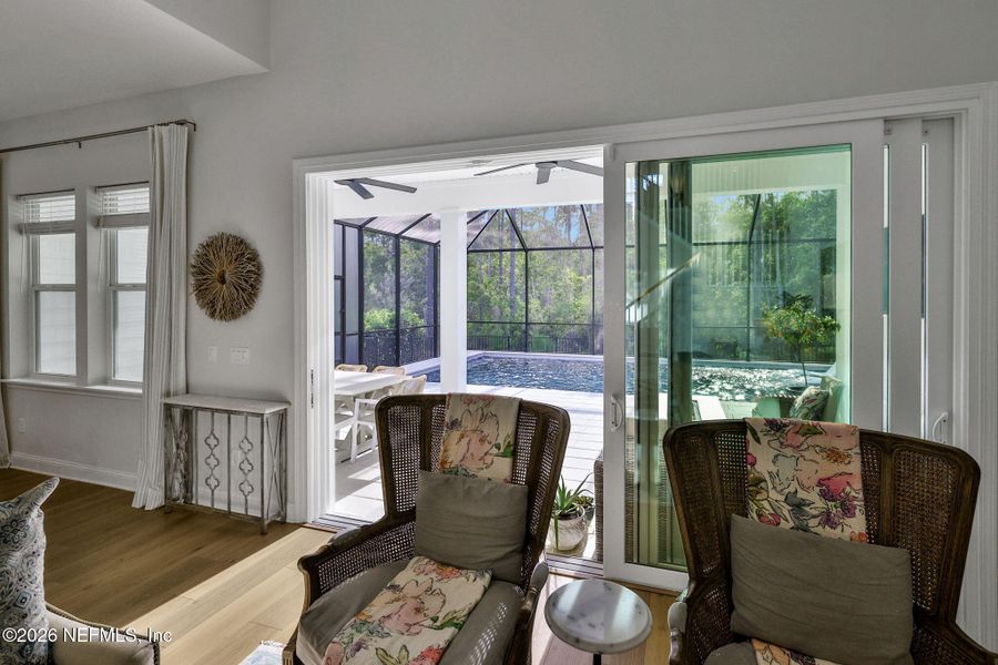 Furnished interior view inside a new home in Settler's Landing at Nocatee, Ponte Vedra (Image 76).