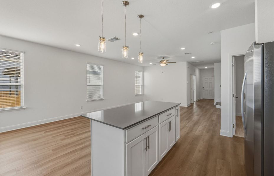 Furnished interior view inside a new home in Patterson Ranch, Georgetown (Image 7).
