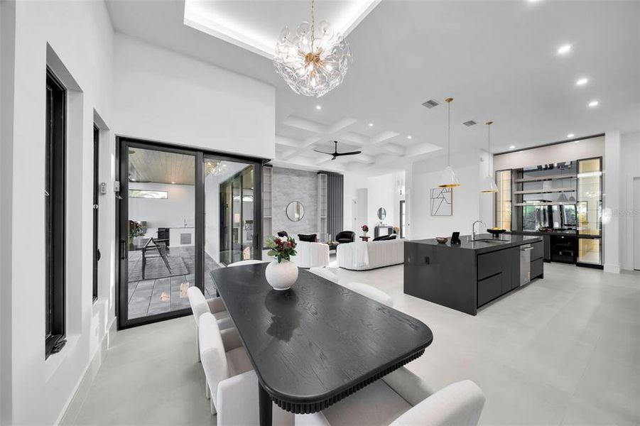 Furnished interior view inside a new home in , Cape Coral (Image 34).