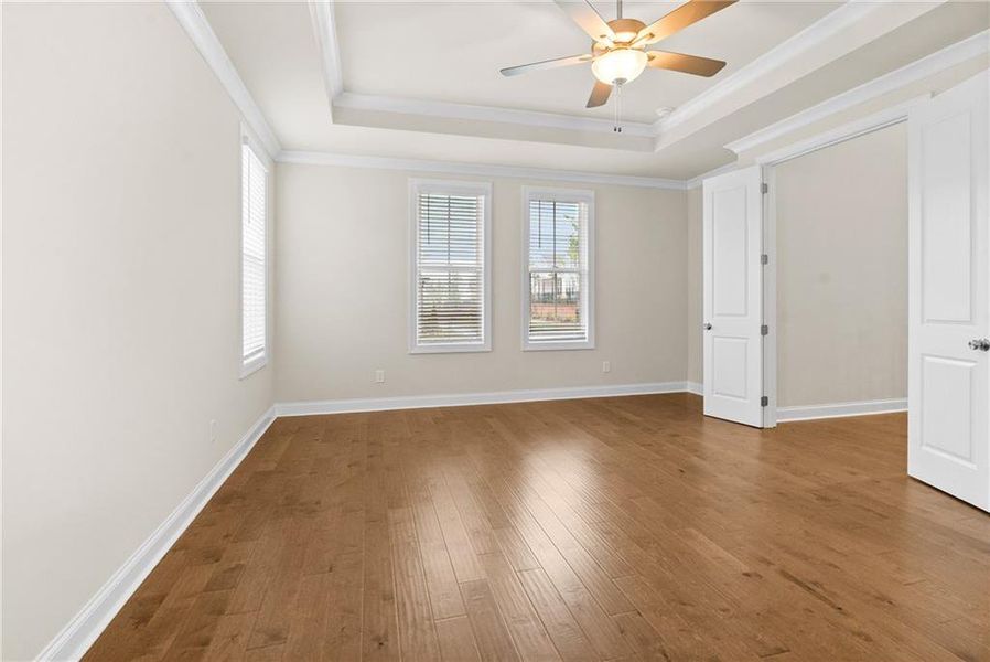 Spacious, unfurnished interior of a new home in Promenade at Sawnee Village, Cumming (Image 21).