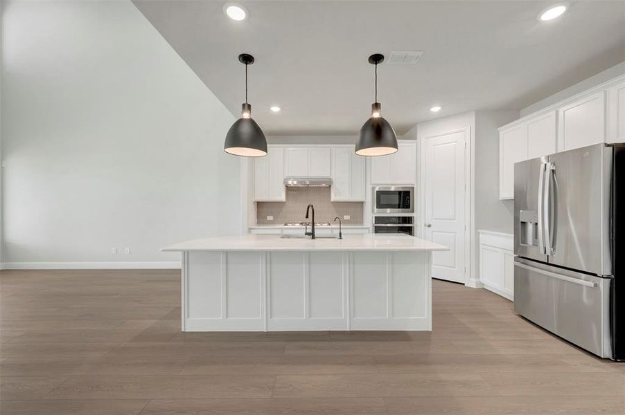 Furnished interior view inside a new home in Aster Park, McKinney (Image 7).