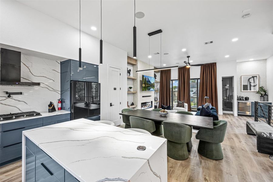 Main Family/Kitchen Area