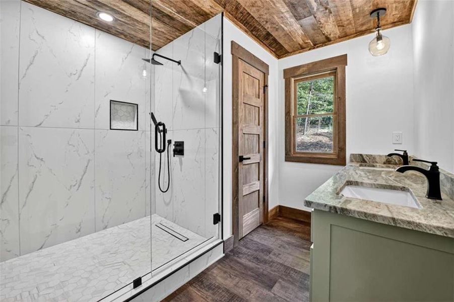 Furnished interior view inside a new home in , Blue Ridge (Image 13).