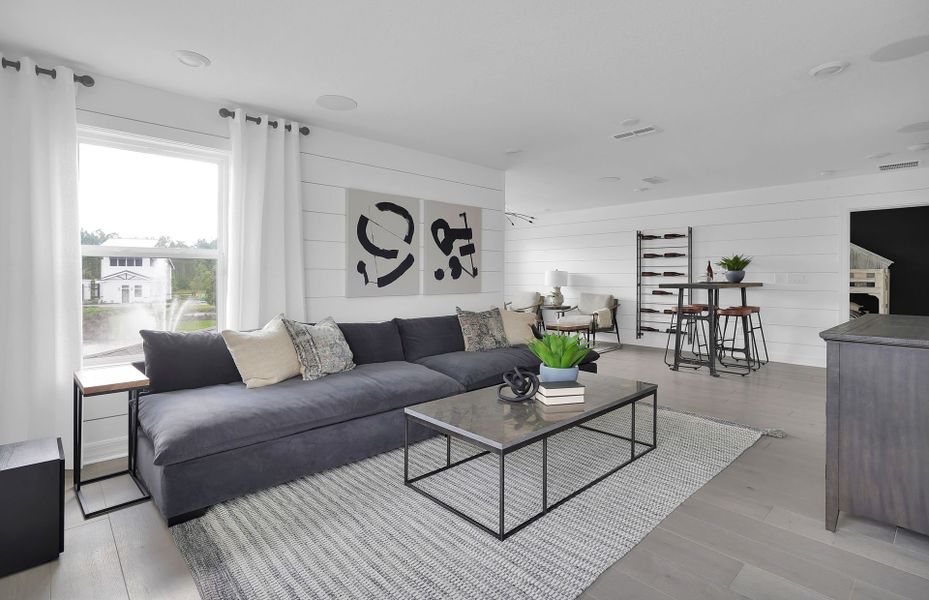 Representative furnished interior of a home built from the Mystique Grand by Pulte Homes in Lakeview Estates, Palm Coast (Image 3).