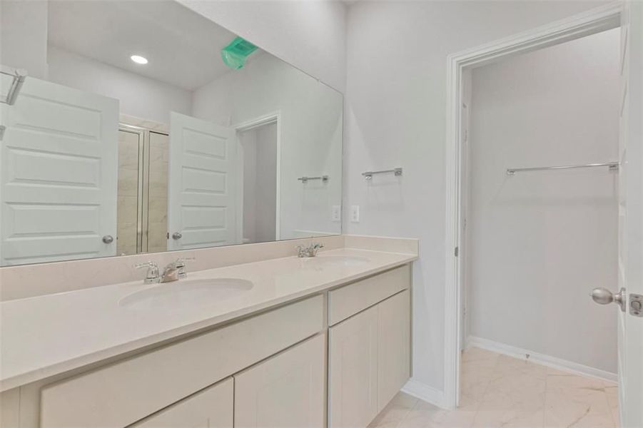 Furnished interior view inside a new home in Lakes at Black Oak, Magnolia (Image 46).