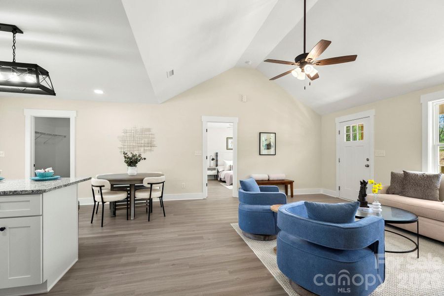 Furnished interior view inside a new home in , York (Image 4).