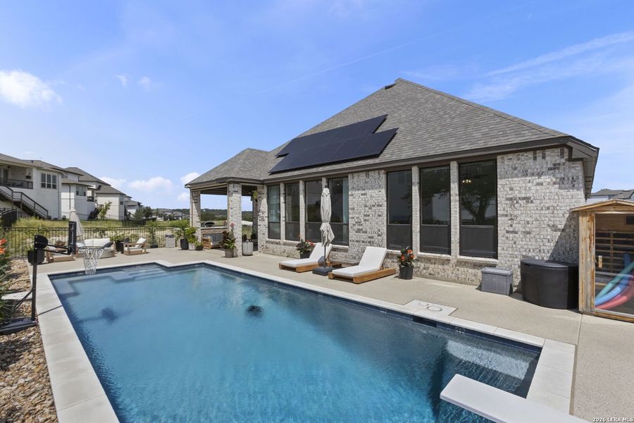 Exterior details and patio area of a home in Esperanza, Boerne (Image 21).