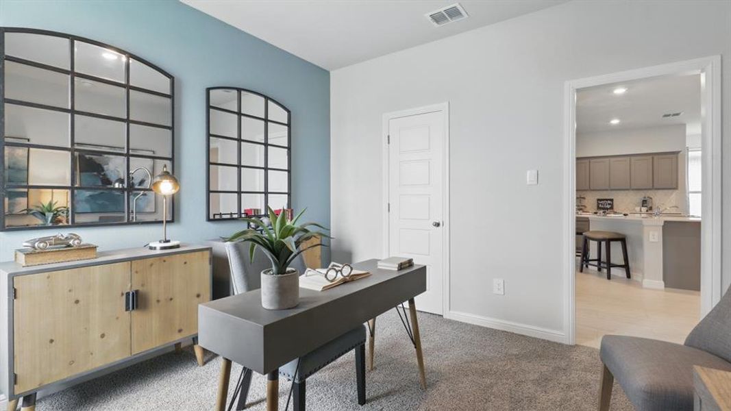 Furnished interior view inside a new home in Terra Trace, Fort Worth (Image 30).