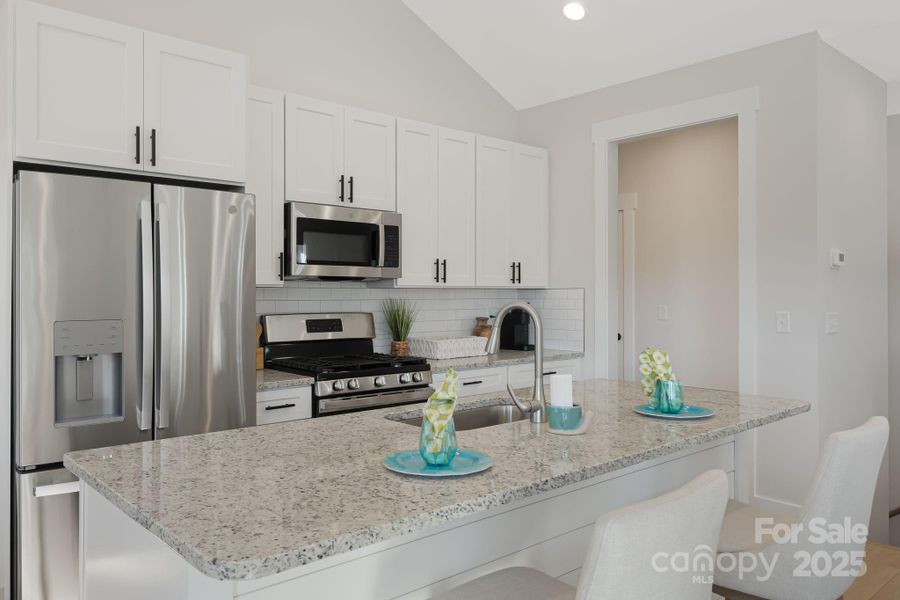 Furnished interior view inside a new home in , Weaverville (Image 6).
