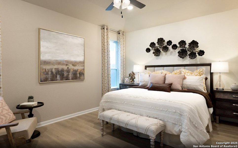 Furnished interior view inside a new home in Comanche Ridge, San Antonio (Image 5).