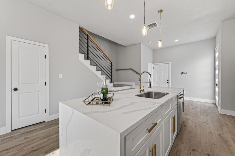 Furnished interior view inside a new home in , Houston (Image 32).