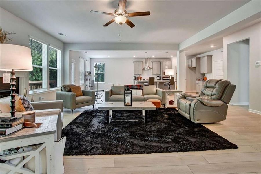 Furnished interior view inside a new home in , McDonough (Image 9).