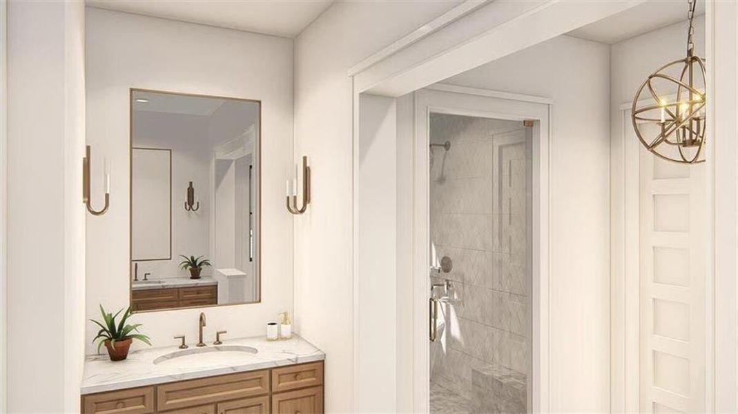 Furnished interior view inside a new home in , Woodstock (Image 33).