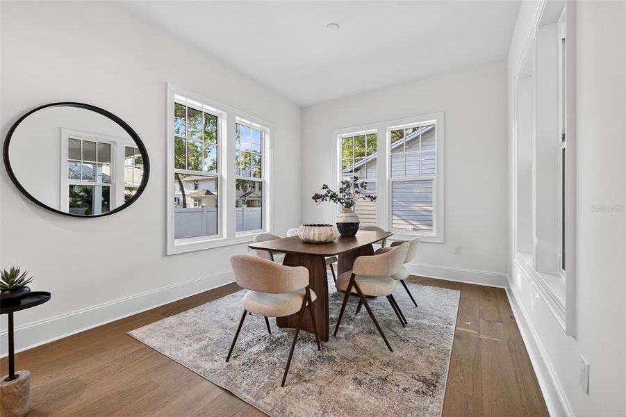Furnished interior view inside a new home in , St. Petersburg (Image 42).