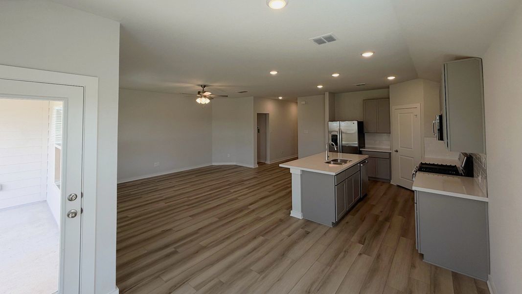 Furnished interior view inside a new home in Sky Ridge, San Marcos (Image 12).