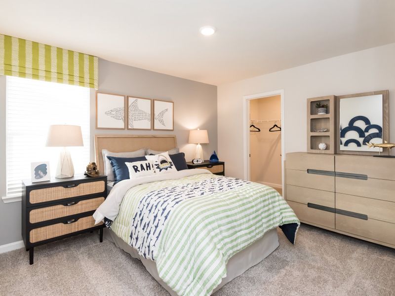 Furnished interior view inside a new home in Marshburn Landing - Bungalow Series, Wendell (Image 12).