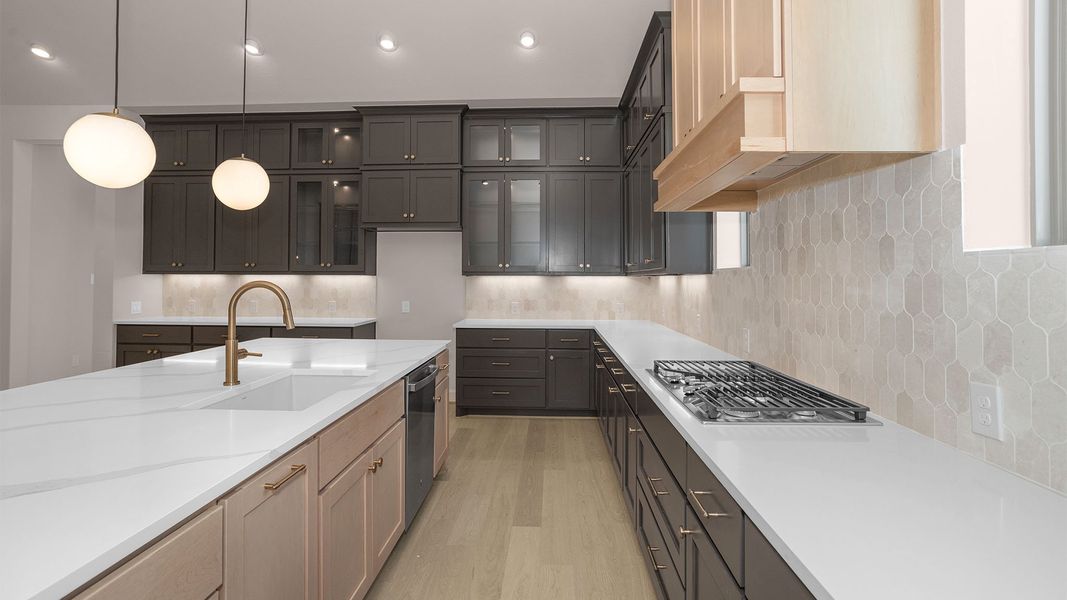 Furnished interior view inside a new home in Meridiana, Manvel (Image 6).