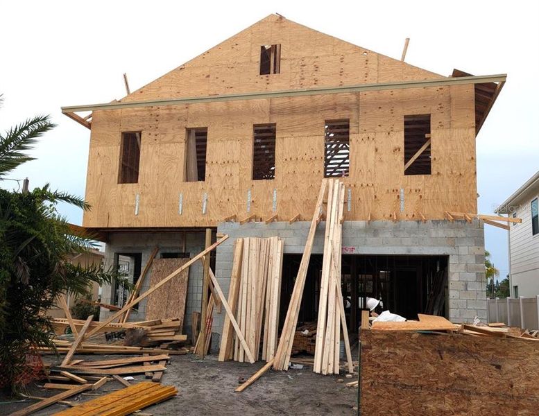 In-progress construction of a new home in , Tampa, FL (Image 16).