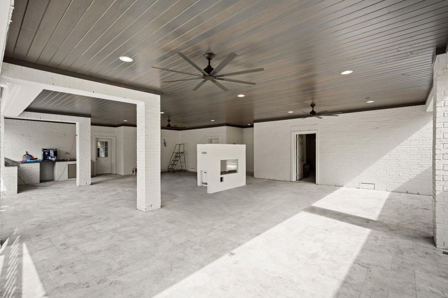 Similar Completed Design by Builder: Outdoor Patio Area Similar Completed Design by Builder: Outdoor Patio Area