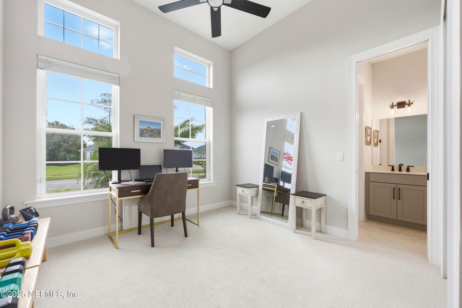 Furnished interior view inside a new home in , St. Augustine (Image 34).